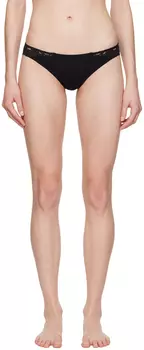 Черные кружевные стринги Soupe La Perla