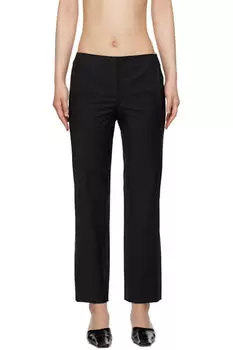 Черные квадратные брюки-сигареты BEVZA