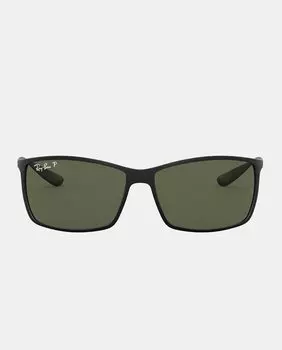 Черные квадратные мужские солнцезащитные очки с поляризационными линзами Ray-Ban, черный