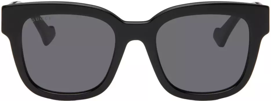 Черные квадратные солнцезащитные очки Gucci, цвет Black