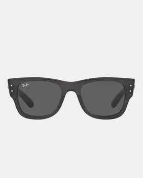 Черные квадратные солнцезащитные очки унисекс Ray-Ban, черный
