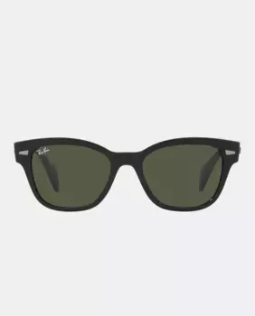 Черные квадратные солнцезащитные очки унисекс Ray-Ban, черный