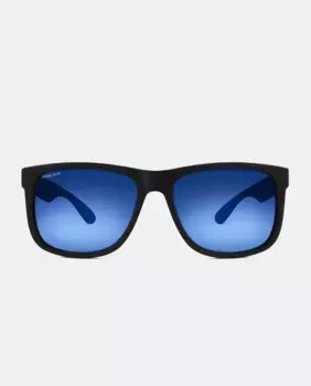 Черные квадратные солнцезащитные очки-унисекс с поляризационными линзами Polar, черный