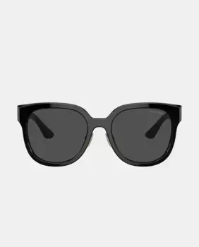 Черные квадратные женские солнцезащитные очки из ацетата Miu Miu, черный