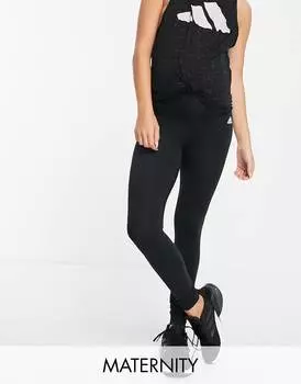 Черные леггинсы adidas Sportswear Maternity Essentials