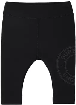 Черные леггинсы Baby Baby Burberry