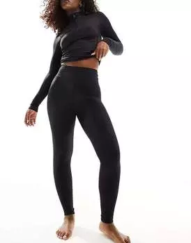 Черные леггинсы для плавания ASOS