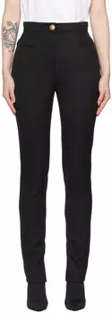 Черные леггинсы Grain de Poudre Balmain