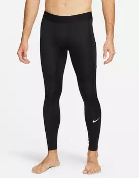 Черные леггинсы Nike Dri-FIT
