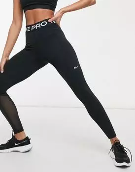 Черные леггинсы Nike Pro 365