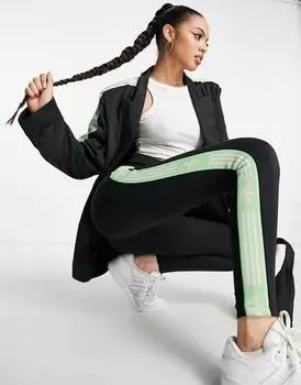 Черные леггинсы с тесьмой adidas Originals Retro Sport