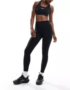 Черные леггинсы с высокой посадкой Nike One Training Dri-Fit 7/8 Nike