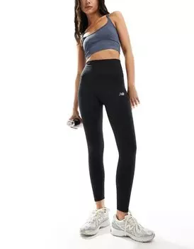 Черные леггинсы с высокой талией New Balance NB Harmony 25 дюймов