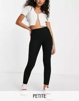Черные леггинсы с завышенной талией River Island