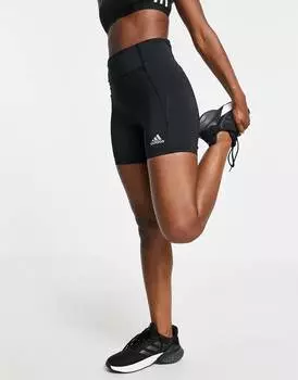 Черные леггинсы-шорты adidas Running Own The Run