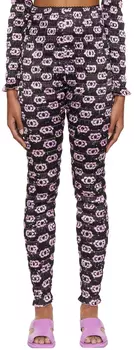 Черные леггинсы со сборками Amy Crookes