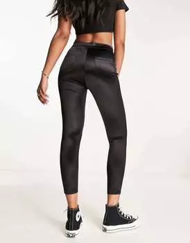 Черные леггинсы в стиле диско River Island