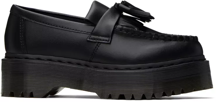Черные лоферы Adrian Quad Mono Dr. Martens