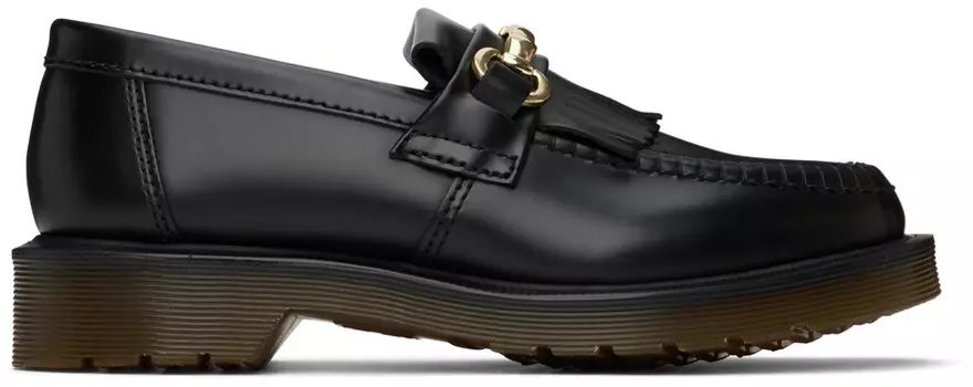 Черные лоферы Adrian Snaffle Dr. Martens, цвет Black