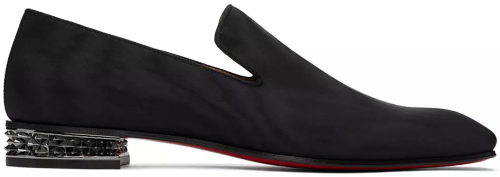 Черные лоферы Dandyrocks Christian Louboutin