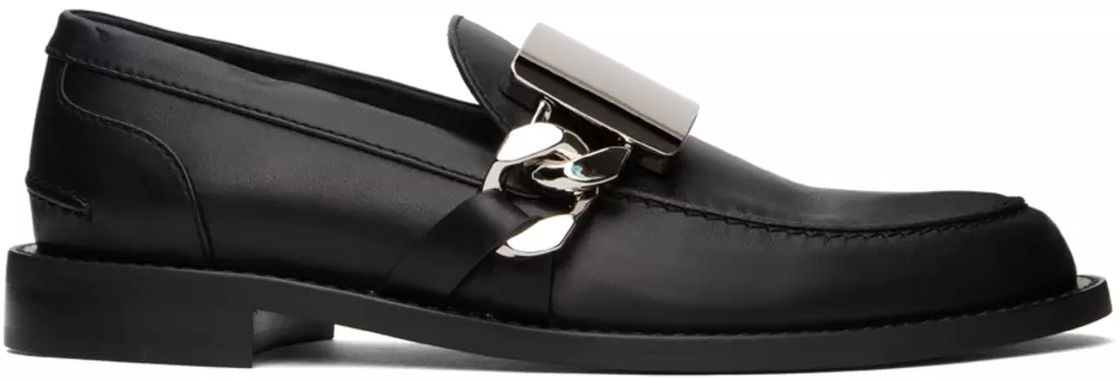 Черные лоферы для гурманов JW Anderson