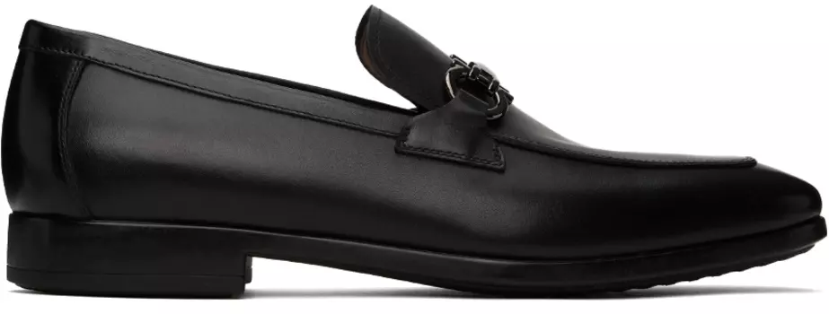 Черные лоферы Gancini Ferragamo