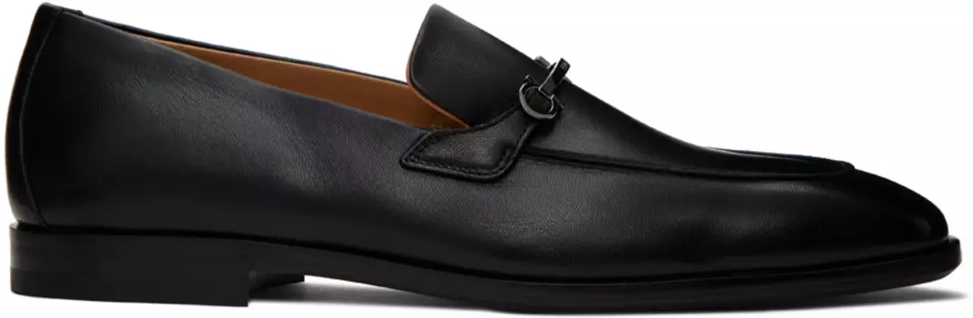 Черные лоферы Gancini Ferragamo