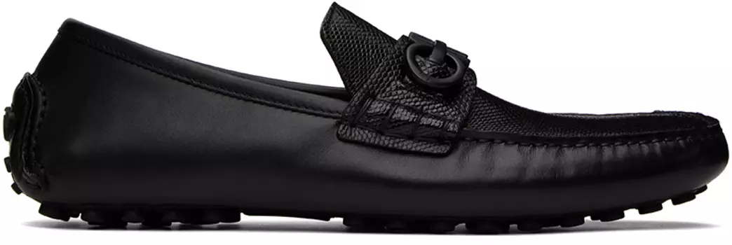 Черные лоферы Grazioso Ferragamo