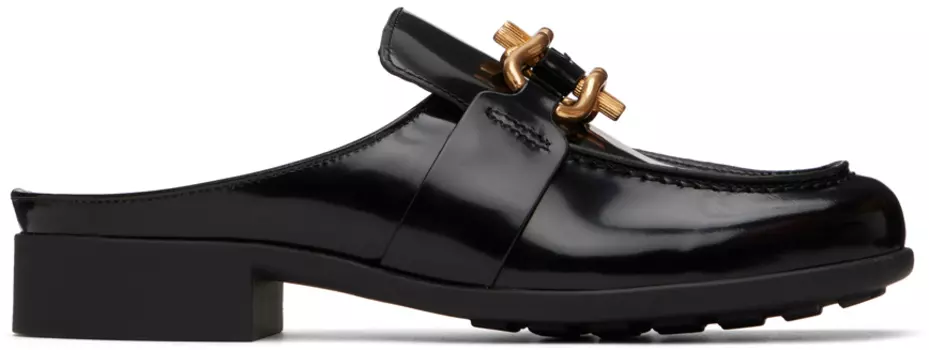 Черные лоферы Monsieur Bottega Veneta
