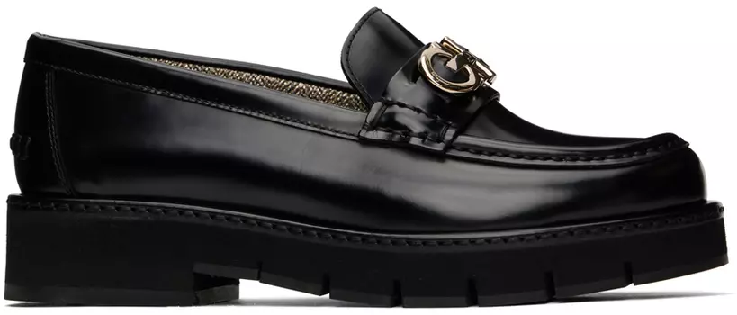 Черные лоферы Ofelia Ferragamo