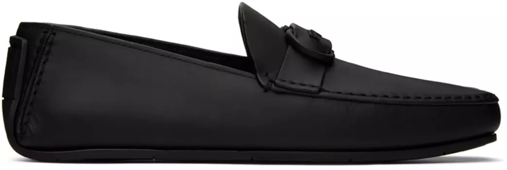 Черные лоферы Palinuro Ferragamo
