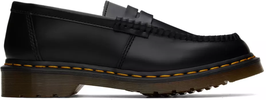 Черные лоферы-пентоны Dr. Martens