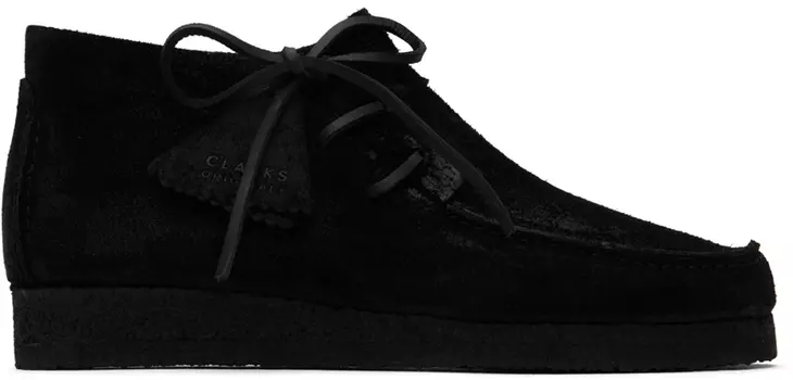 Черные люггерские ботинки Clarks Originals