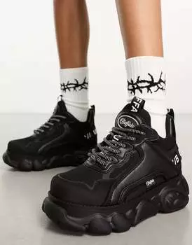 Черные массивные кроссовки из неживотного материала Buffalo Cloud Chai