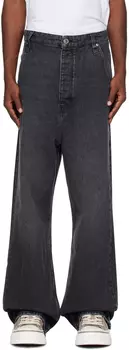 Черные мешковатые джинсы AMI Alexandre Mattiussi