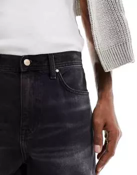 Черные мешковатые джинсы ASOS