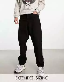 Черные мешковатые джинсы ASOS DESIGN