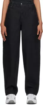 Черные мешковатые джинсы Dime