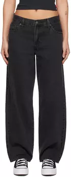 Черные мешковатые джинсы для пап Levi's