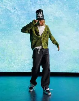 Черные мешковатые джинсы плотного покроя Levi's Silvertab