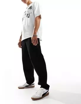 Черные мешковатые джинсы с вытачками ASOS DESIGN