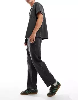 Черные мешковатые джинсы Santa Cruz из денима