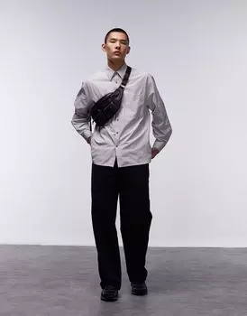 Черные мешковатые джинсы Topman