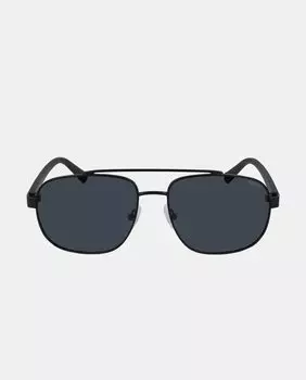 Черные металлические солнцезащитные очки-авиаторы с поляризационными линзами Nautica, черный