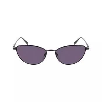 Черные металлические солнцезащитные очки Longchamp