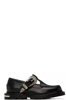 Черные мокасины AJ1278 Toga Pulla