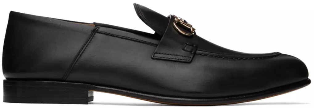 Черные мокасины Ottone Ferragamo