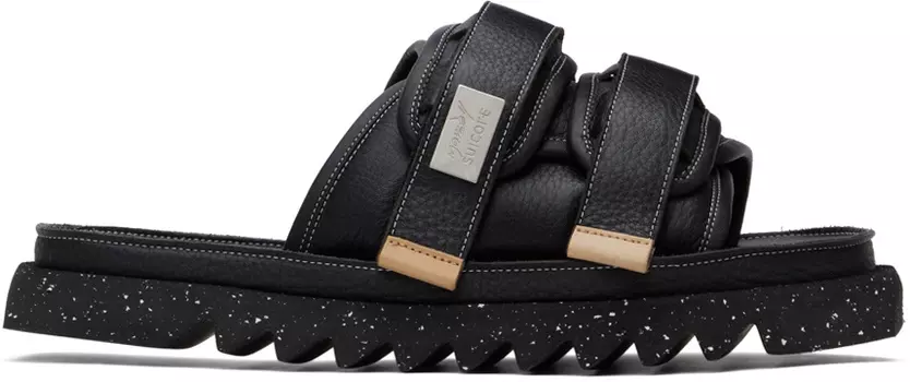 Черные мотосандалии Suicoke Edition Marsll