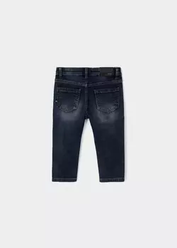 Черные мягкие джинсовые брюки для маленьких мальчиков MAYORAL, черный