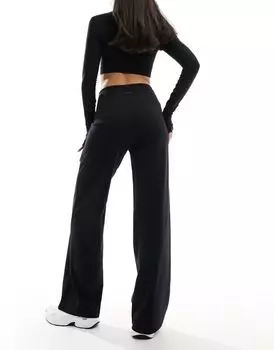 Черные мягкие широкие танцевальные брюки ASOS Studio
